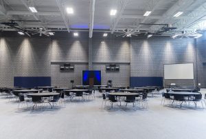Kaplan Center 2 Court Gym – Banquet Setup