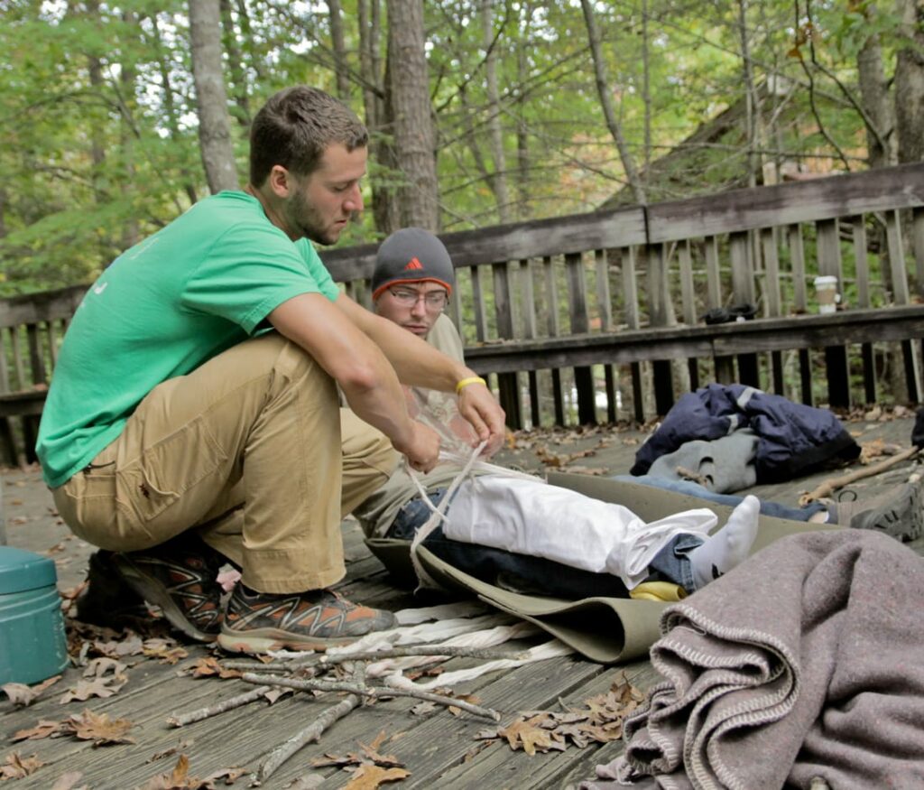 Wilderness First Aid session